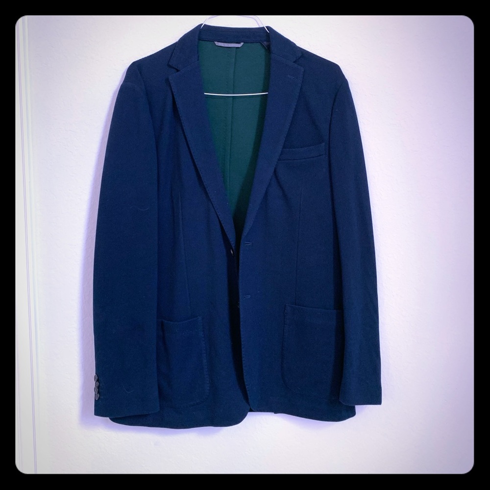 Michael Kors Navy Slim Fit Blazer